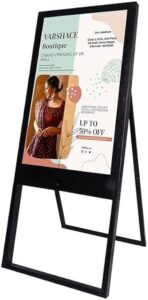 Digital standee solutions for retail stores, restaurants, hospitals, and hotels