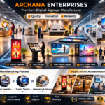 Archana Enterprises, digital signage manufacturer, digital standee manufacturer, commercial display manufacturer, indoor digital signage solutions